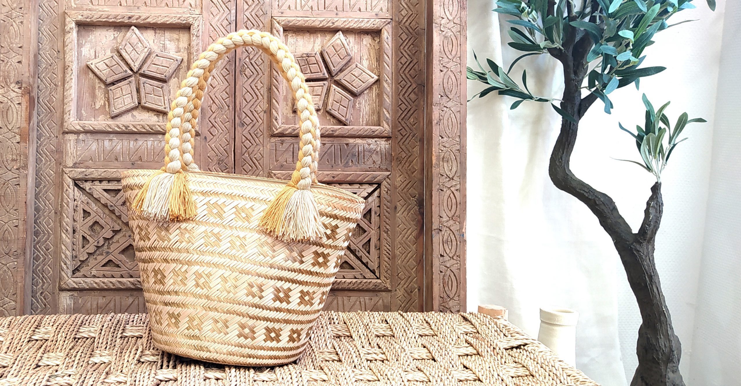 Petit Panier en Fibre Naturelle – Image 2