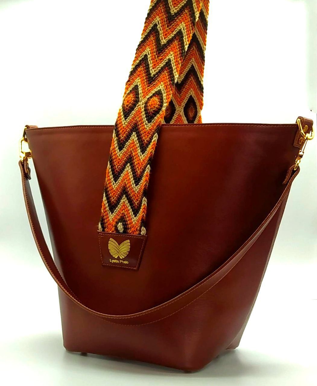 Sac caba en cuir Bogota