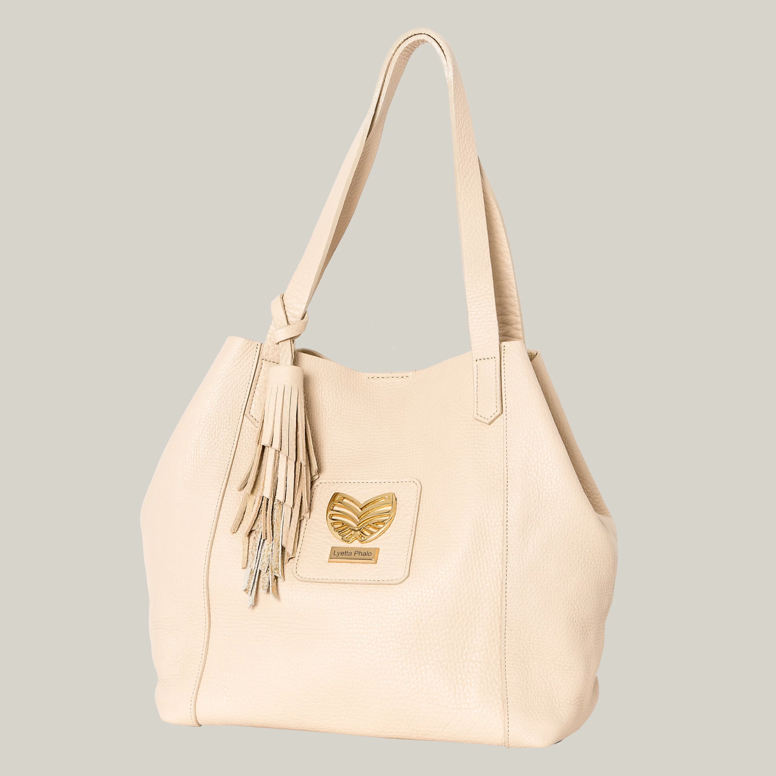 Sac cabas en cuir Rosa – Image 9