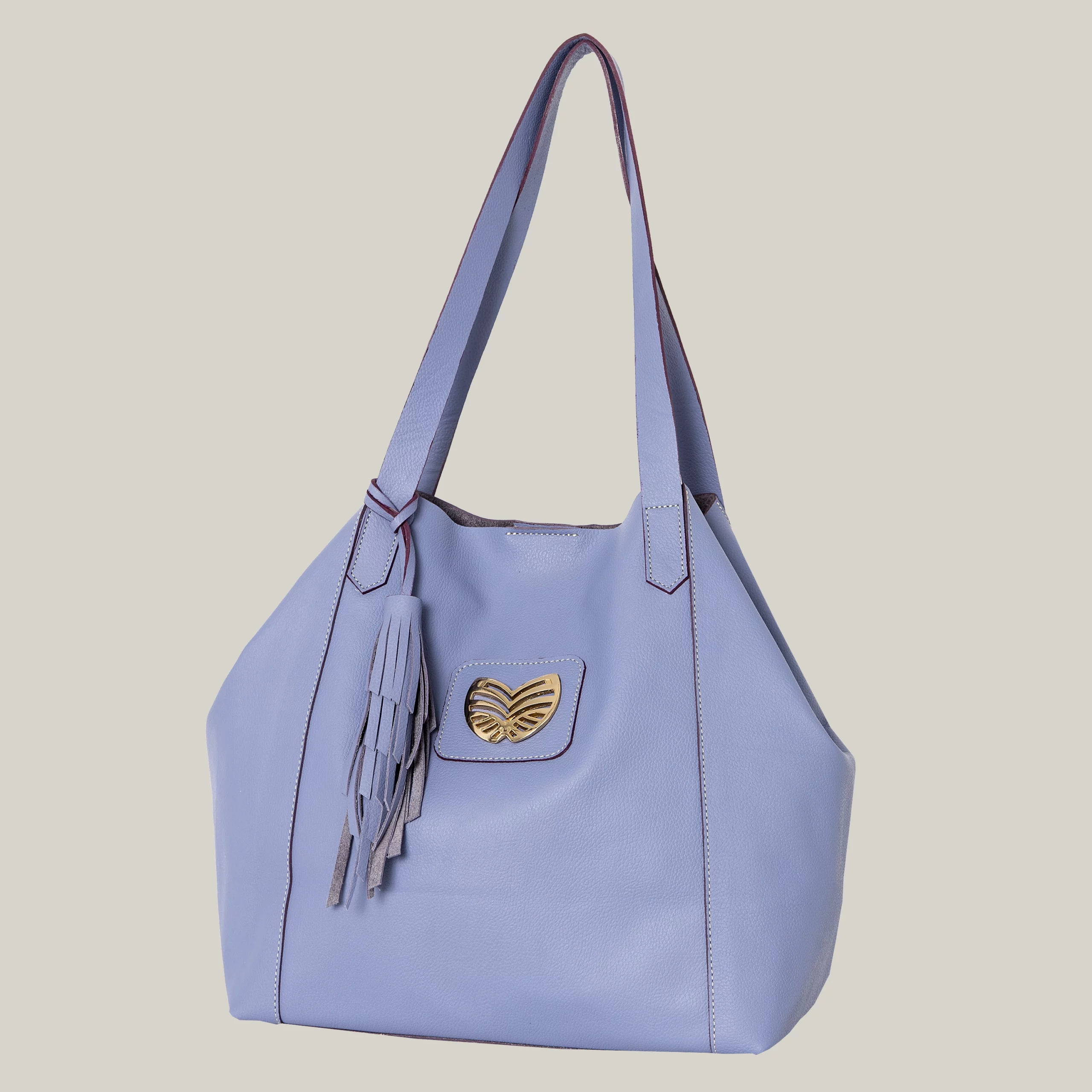 Sac cabas en cuir Rosa – Image 5