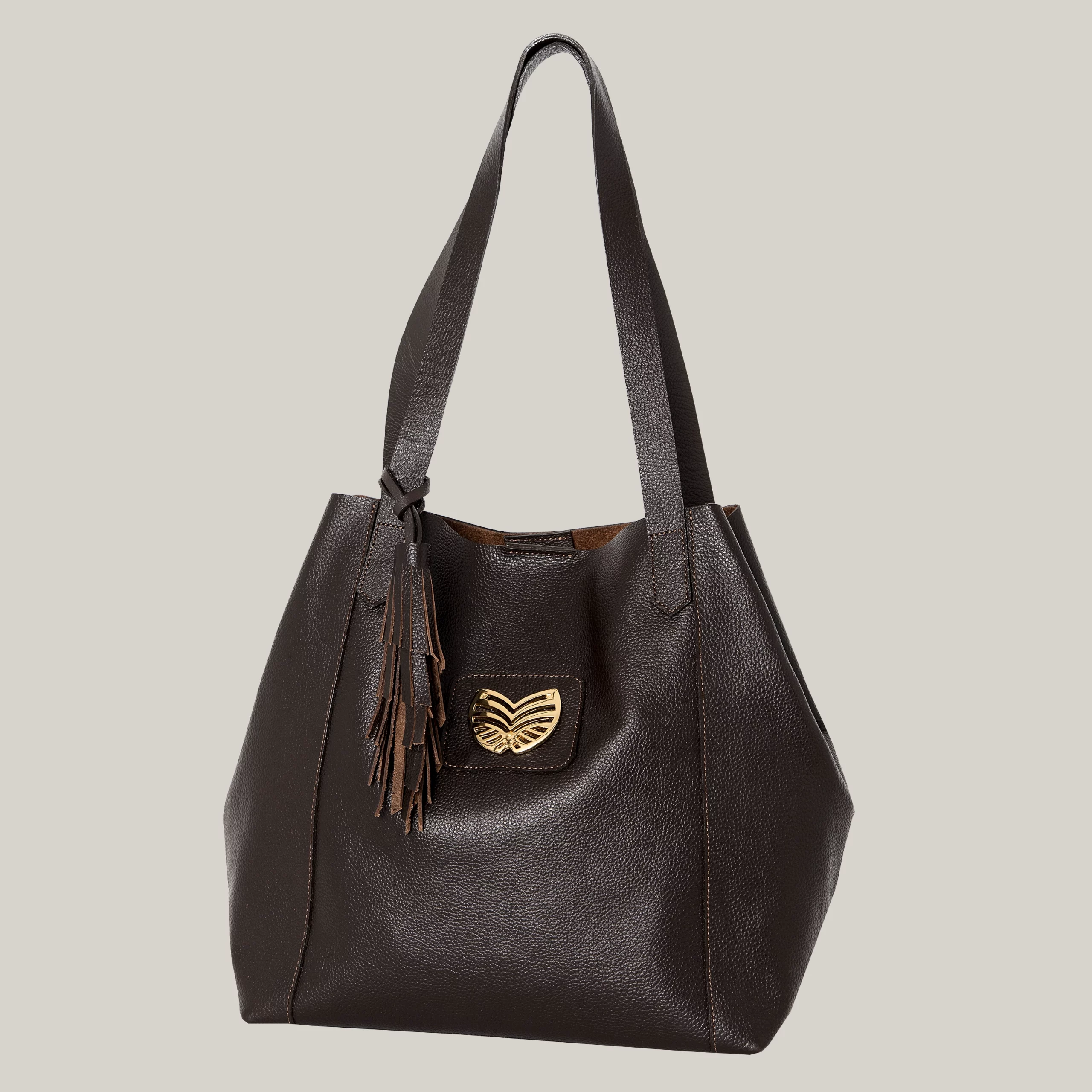 Sac cabas en cuir Rosa – Image 3