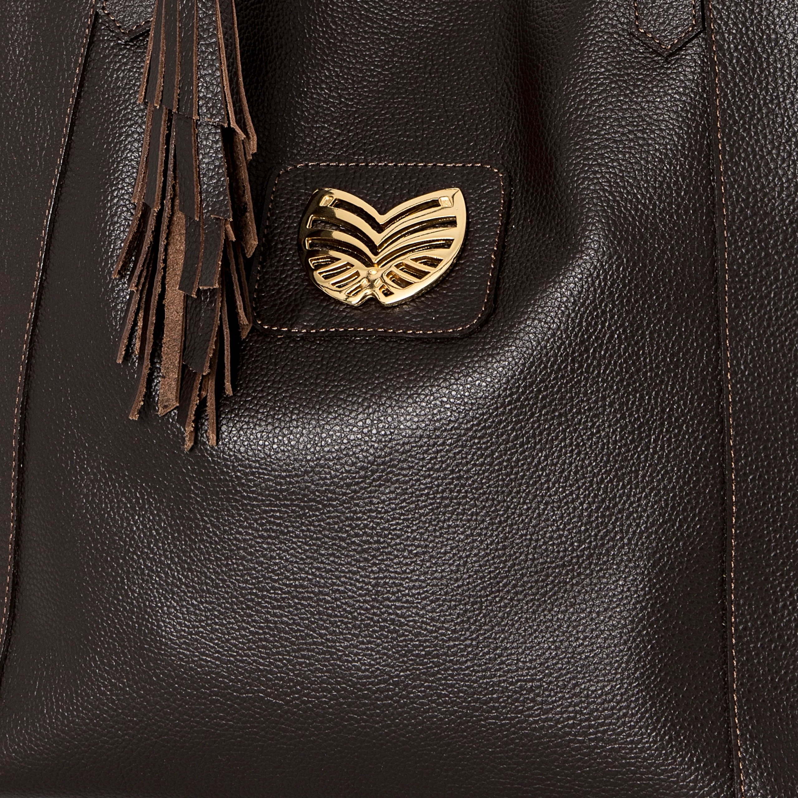 Sac cabas en cuir Rosa – Image 4