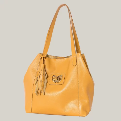 Sac cabas en cuir Rosa en couleur