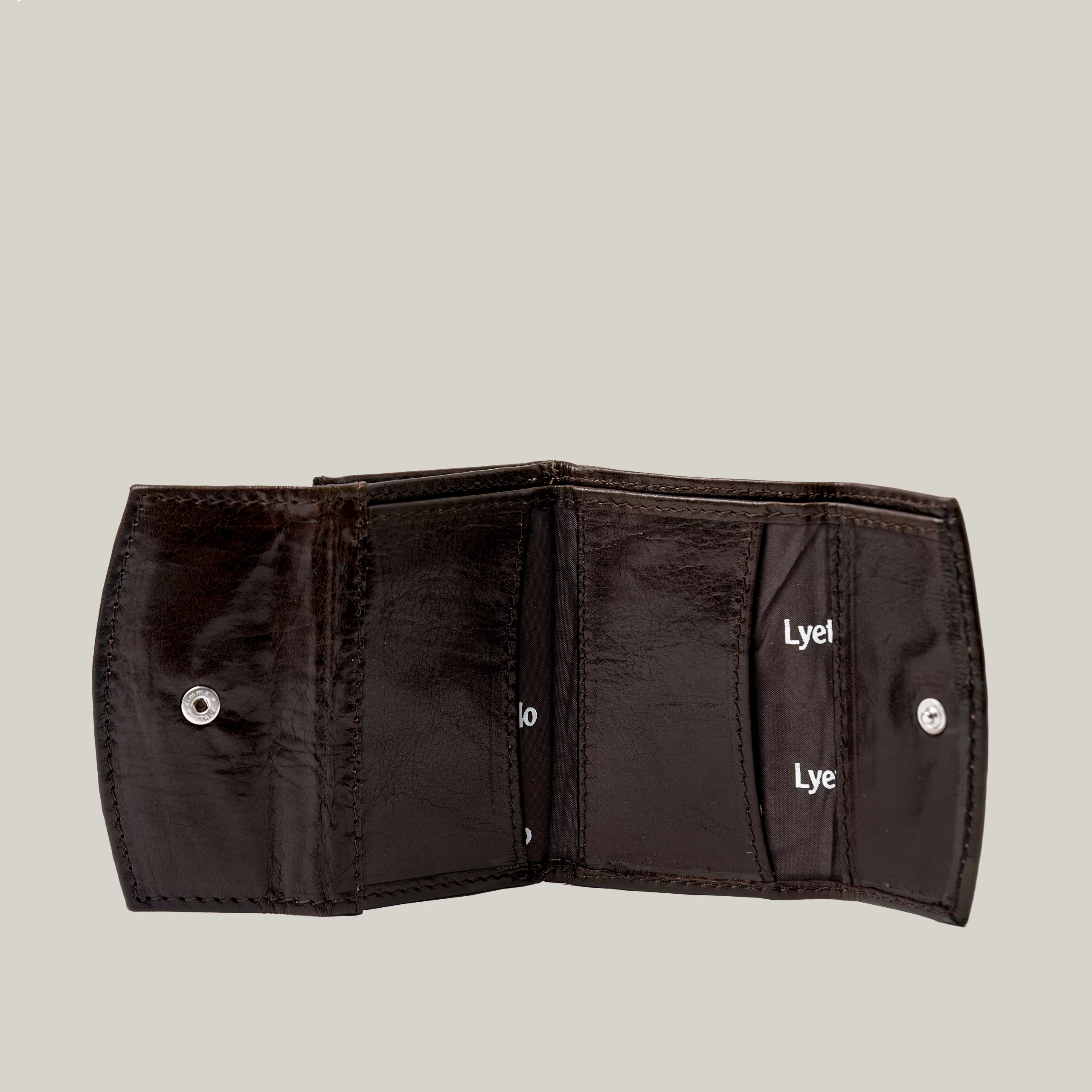 Portefeuille carte de crédit Marron – Image 2