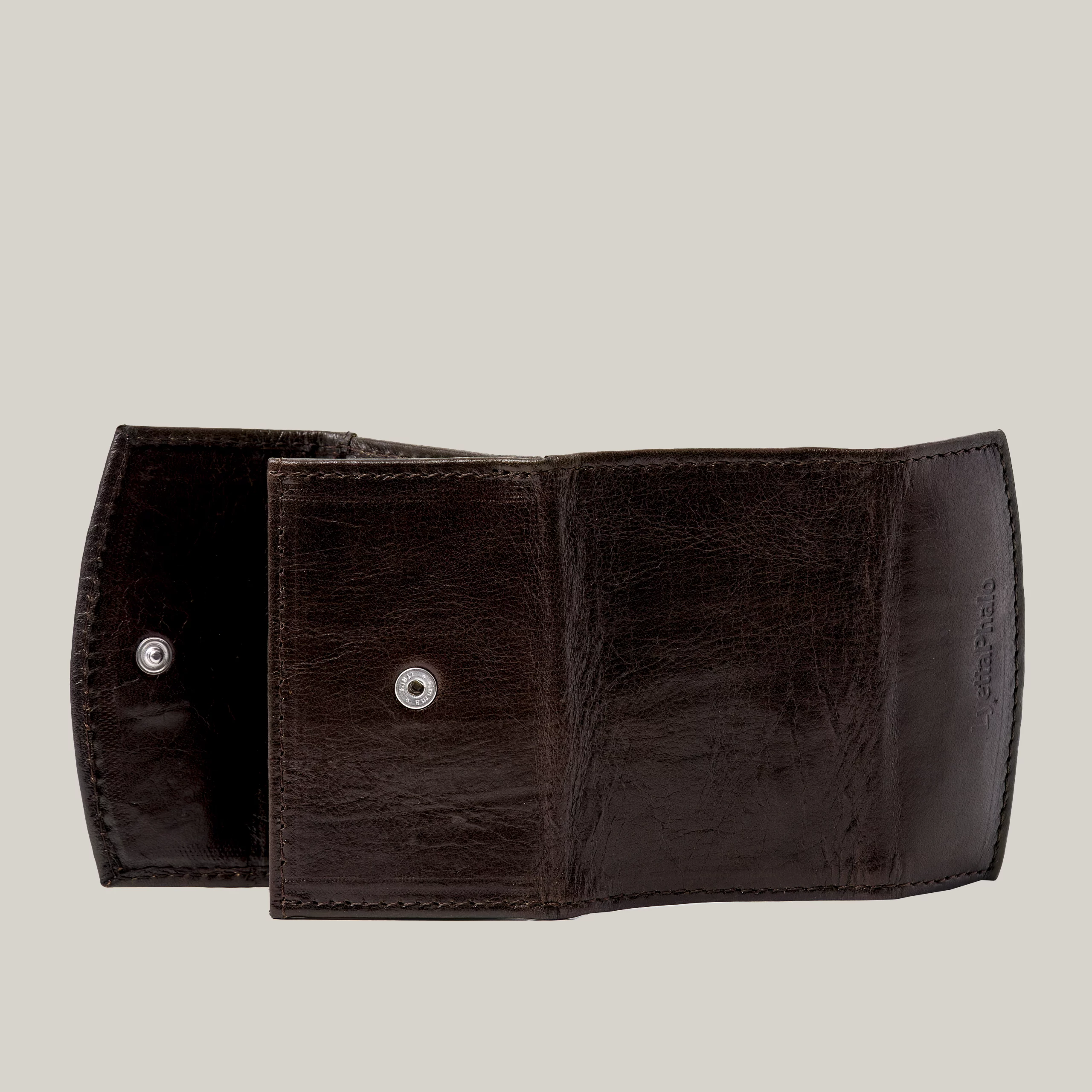 Portefeuille carte de crédit Marron – Image 3