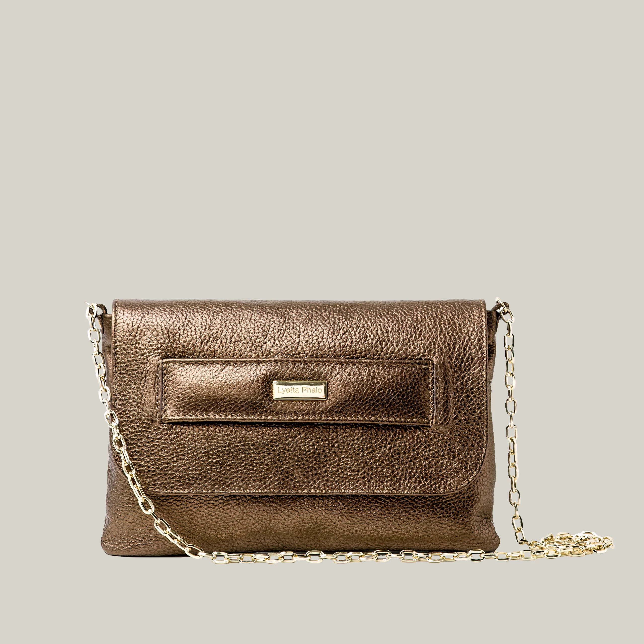 Mini Sac Pochette Coccinelle En Cuir Véritable - Jaune Clair - Neuf Avec étiquettes