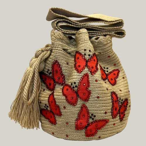 Petites Mochilas Wayuu Papillon